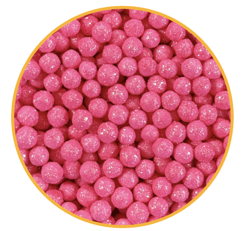 PERLA DIAMANTADA MEDIANA 50 GR - FUCSIA1