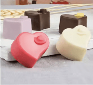 MOLDE DE SILICONA P/CHOCO JSC2119 - CORAZON2
