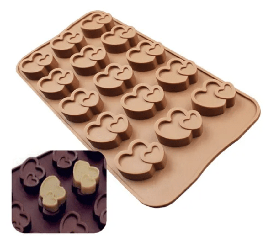 MOLDE SILICONA P/CHOCO JSC2763 - CORAZON1