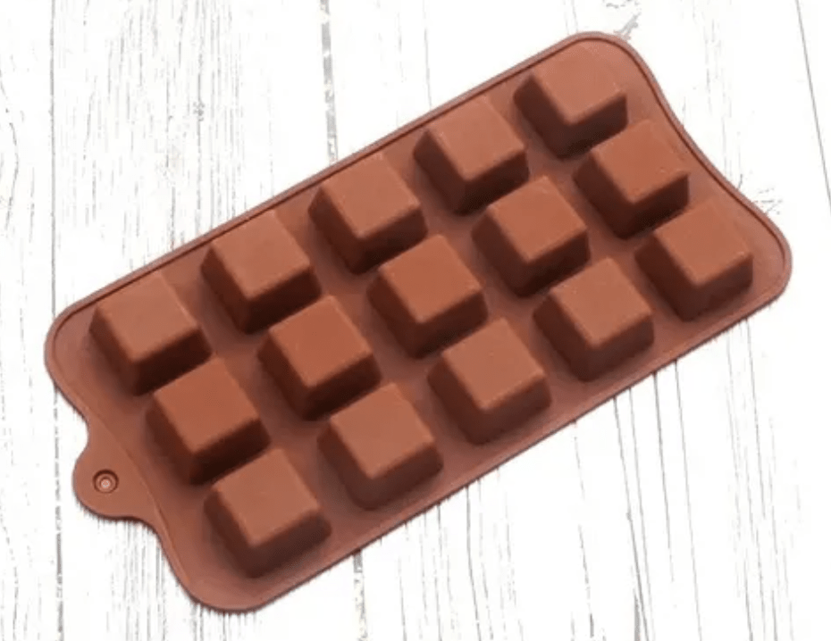 MOLDE DE SILICONA P/CHOCO JSC2773 - CUADRADO1