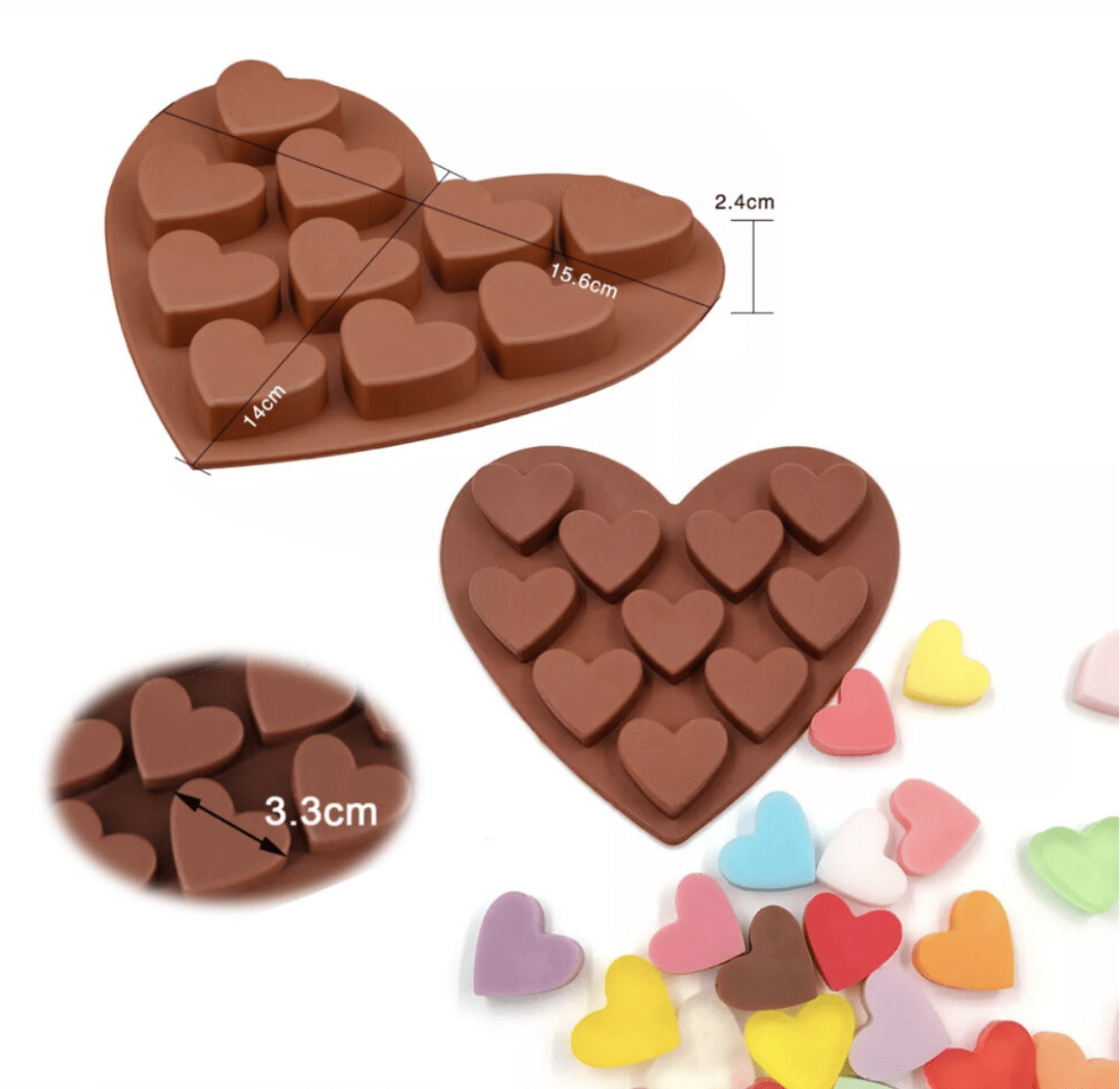 MOLDE SILICONA P/CHOCO JSC1641