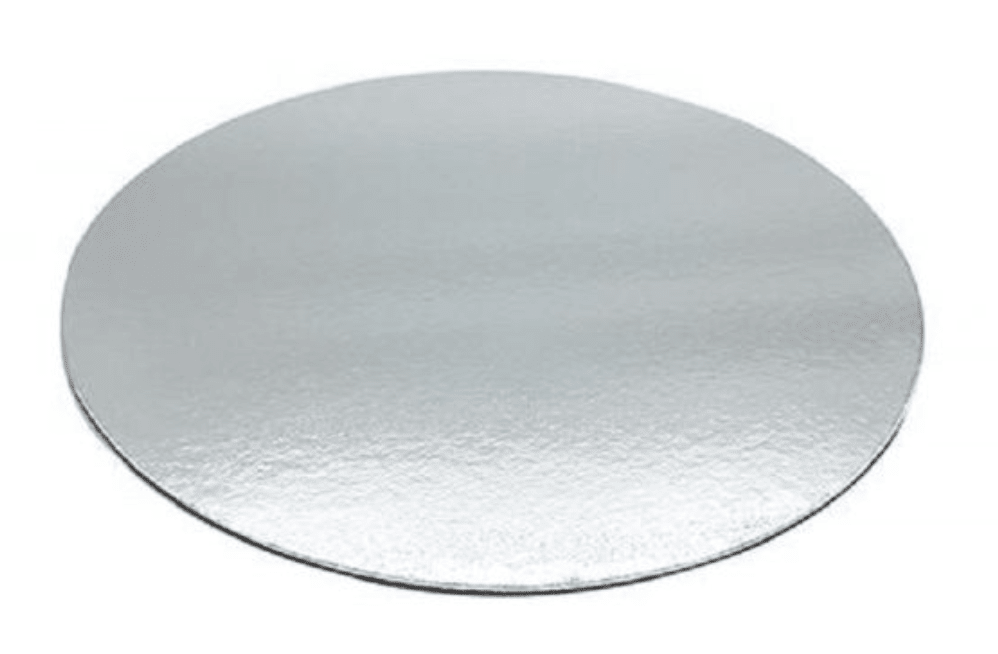 BASE DE CARTON PLATEADO 45 CM/ UNIDAD1