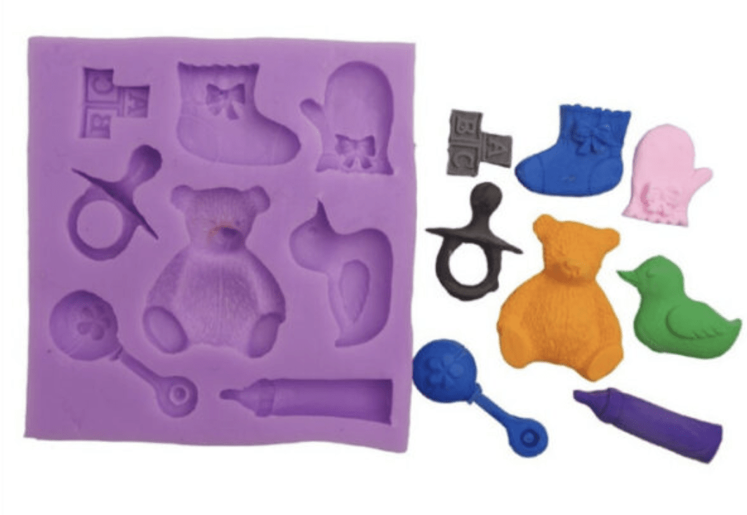 MOLDE PARA FONDANT  BABY SHOWER1