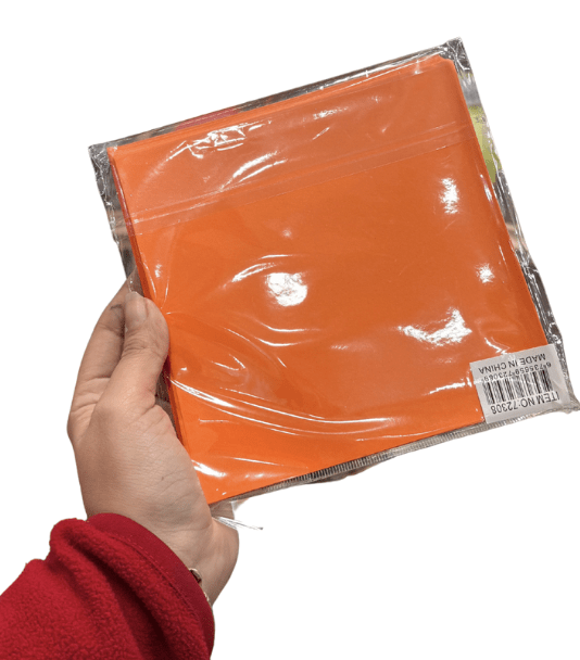 PAPEL ALFAJOR 15X15 100U - NARANJO1