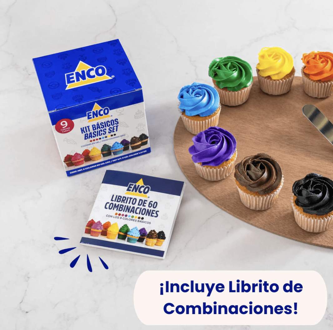 KIT BÁSICOS 9 COLORES 40G ENCO4