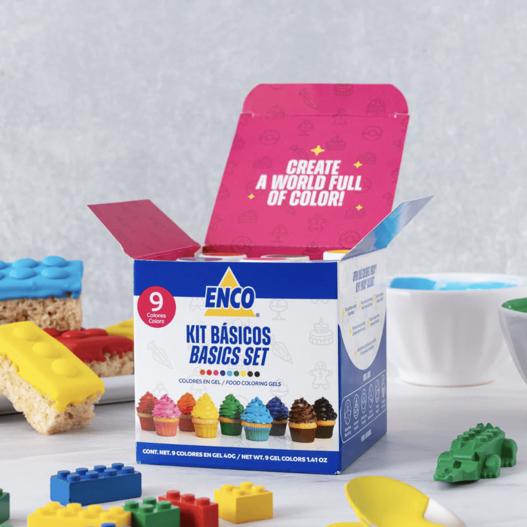 KIT BÁSICOS 9 COLORES 40G ENCO1