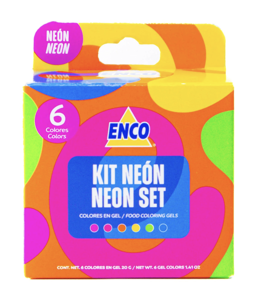 KIT NEÓN 6 COLORES 40G1