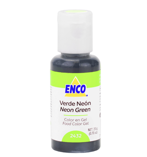 COLOR EN GEL VERDE NEON 2432 (20G)1