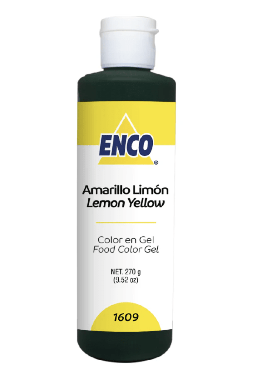 COLOR EN GEL AMARILLO LIMON 1609 (250G)1