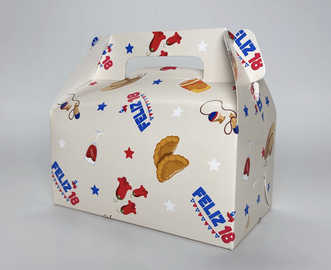 CAJA LONCHERA 18X10X9 FELIZ 181