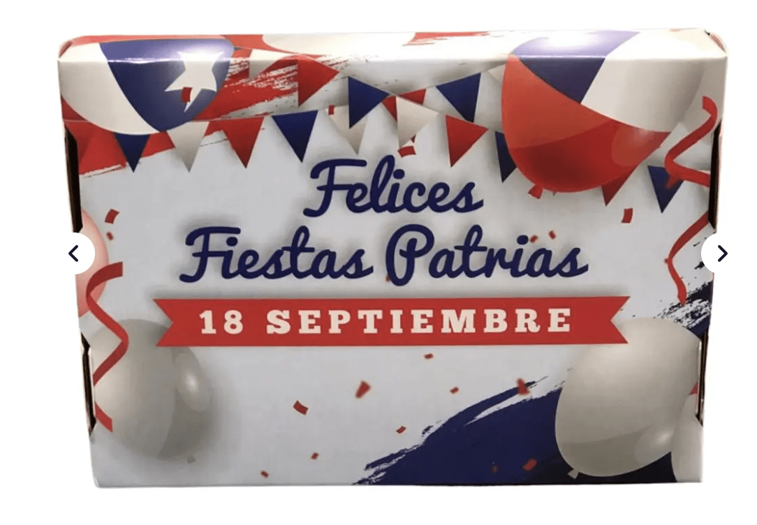 CAJA 6 ALFAJORES FIESTAS PATRIAS TRICOLOR2