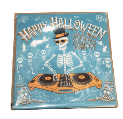 PAPEL ALFAJOR CELESTE ESQUELETO HALLOWEEN1