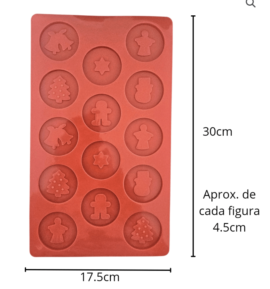 MOLDE DE SILICONA MONEDA NAVIDAD3