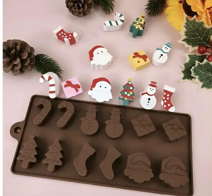 MOLDE DE SILICONA NAVIDAD 524153