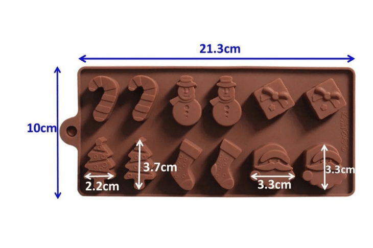 MOLDE DE SILICONA NAVIDAD 524151