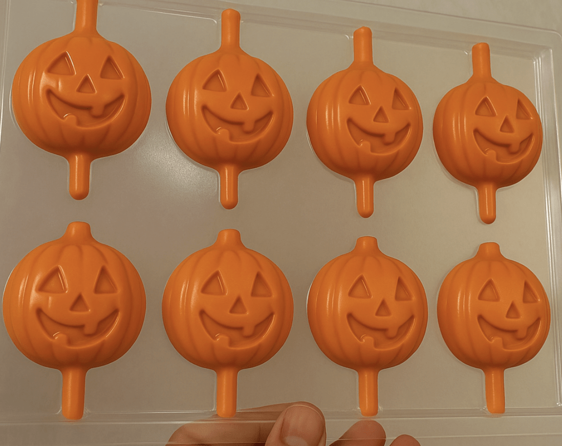 MOLDE SIMPLE PALETA DE CALABAZA HALLOWEEN1