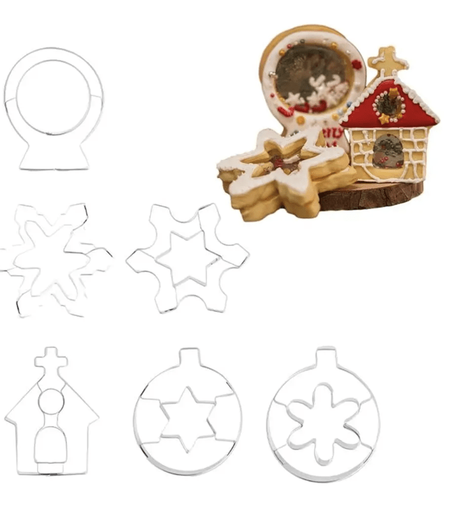 CORTADORES DE GALLETA NAVIDAD - GALLETA VIDRIO3