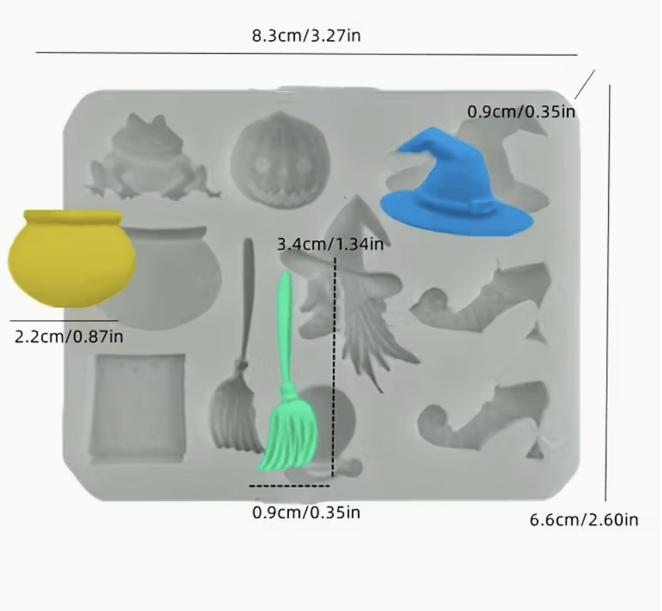 MOLDE DE FONDANT HALLOWEEN4