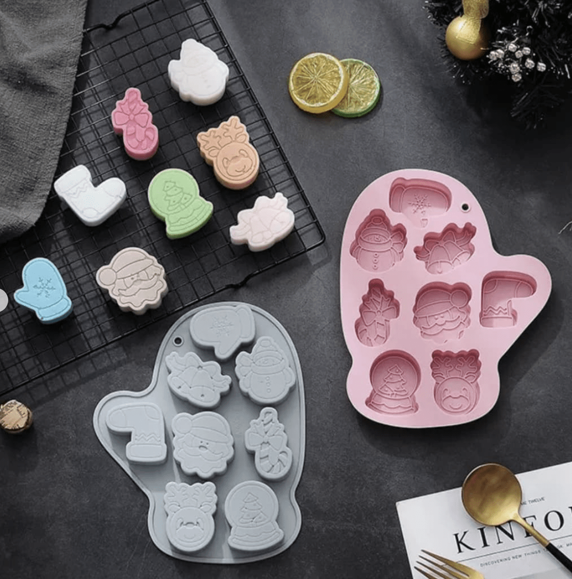 MOLDE DE SILICONA NAVIDAD 465991