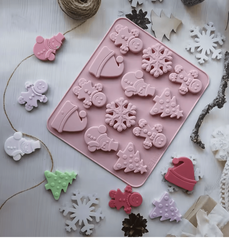 MOLDE DE NAVIDAD SILICONA 465944