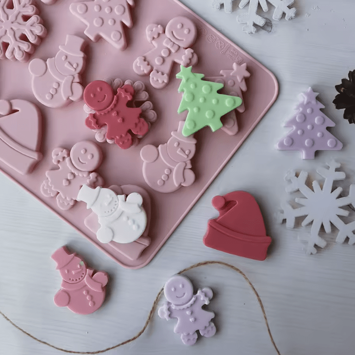 MOLDE DE NAVIDAD SILICONA 465942