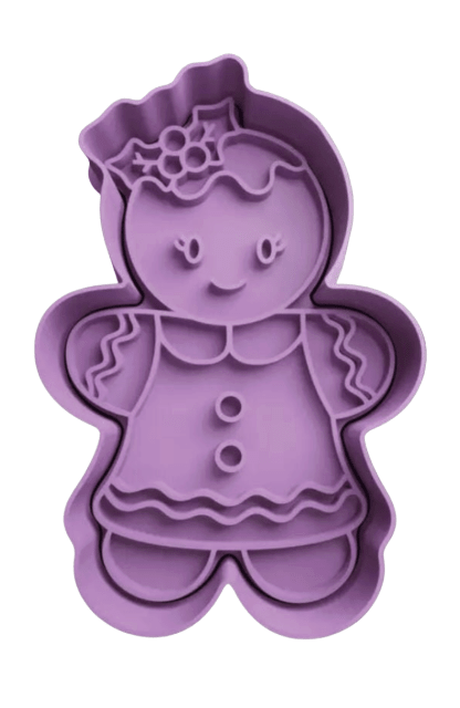 CORTADOR DE GALLETA NAVIDAD 20 CM MUÑECA DE JENGIBRE1