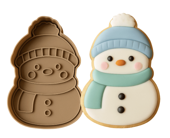 CORTADOR DE GALLETA NAVIDAD MUÑECO DE NIEVE1