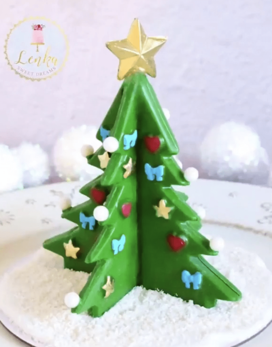 MOLDE SIMPLE - ARBOL DE NAVIDAD 3D2