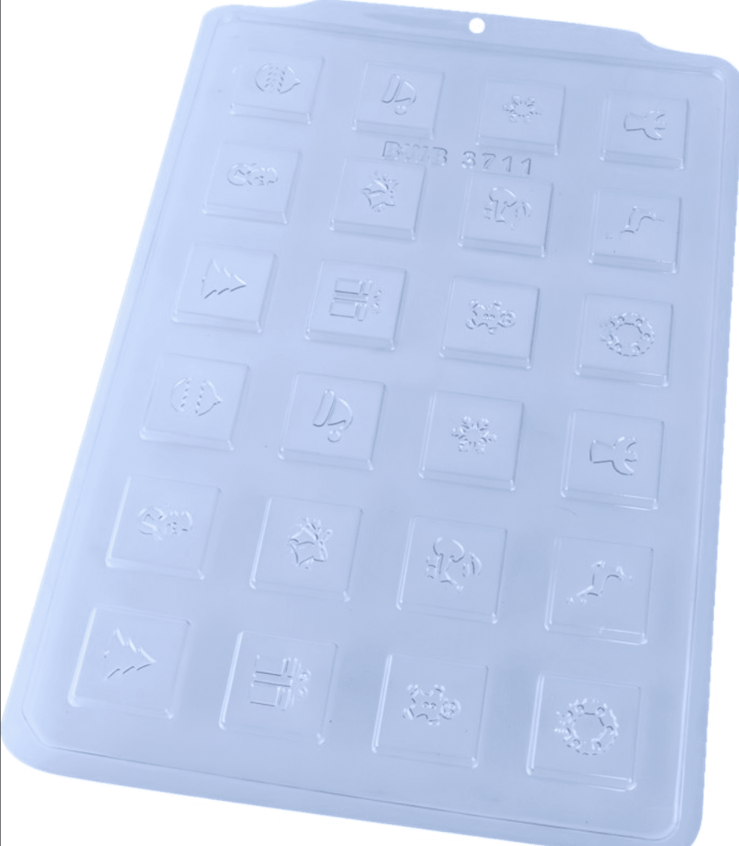 MOLDE SIMPLE - 24 PIEZAS CALENDARIO DE ADVIENTO1