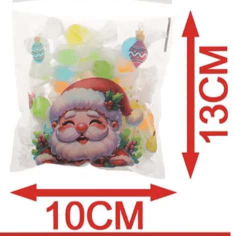 BOLSA NAVIDAD VARIADA 10X13 / 12 UNIDADES2