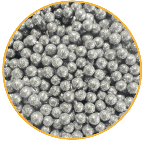 PERLA DIAMANTADA MEDIANA 50 GR - PLATA1