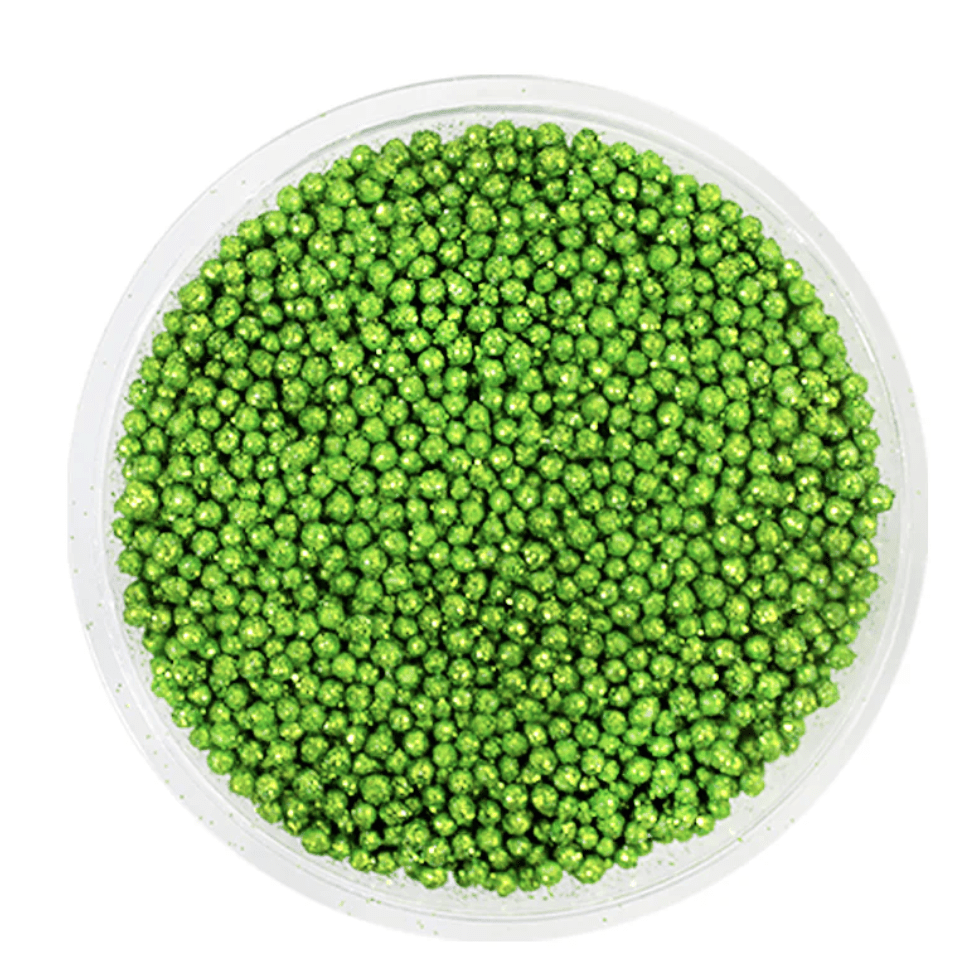 PERLA DIAMANTADA BABY 50 GR - VERDE LIMÓN1