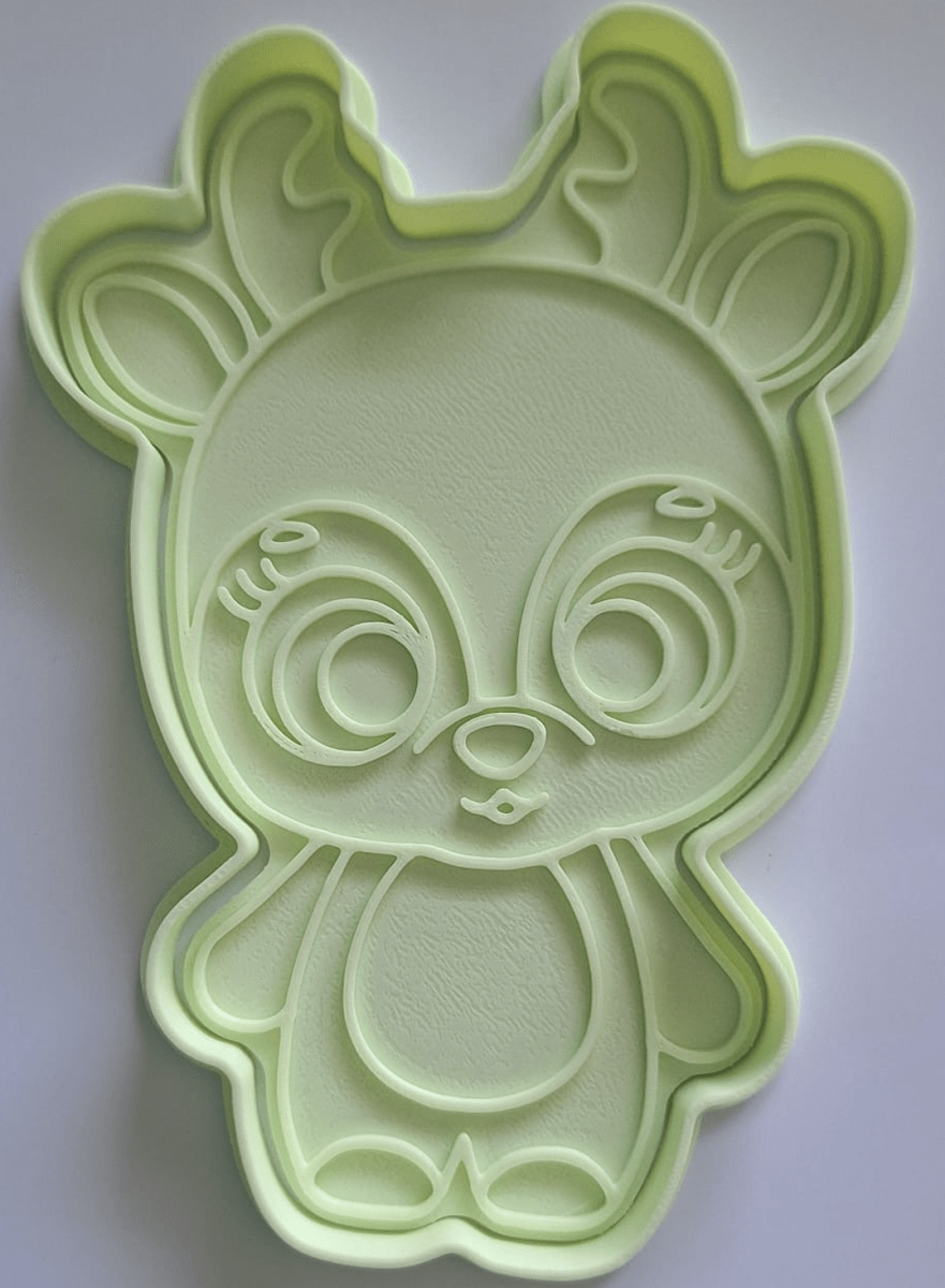 CORTADOR DE GALLETA NAVIDAD - RENO DE PIE1