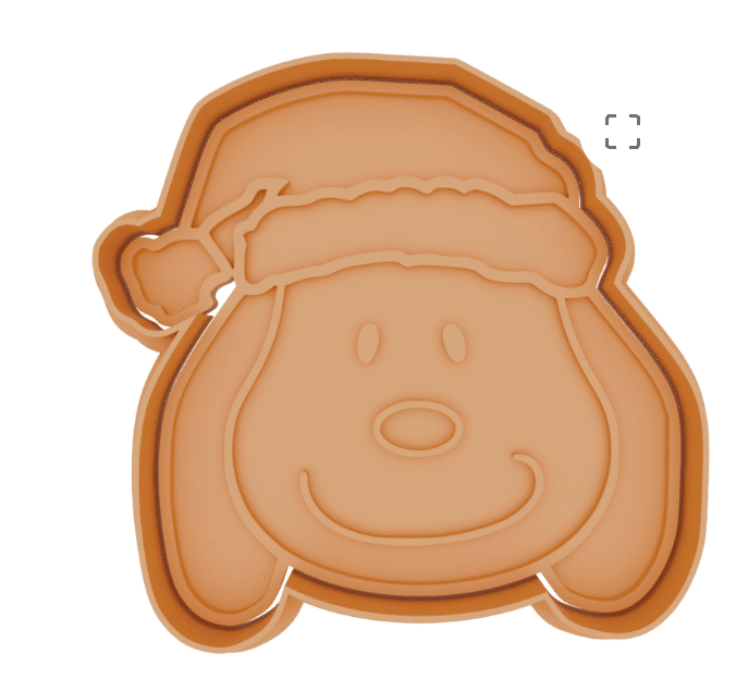 CORTADOR DE GALLETA SNOOPY NAVIDAD1