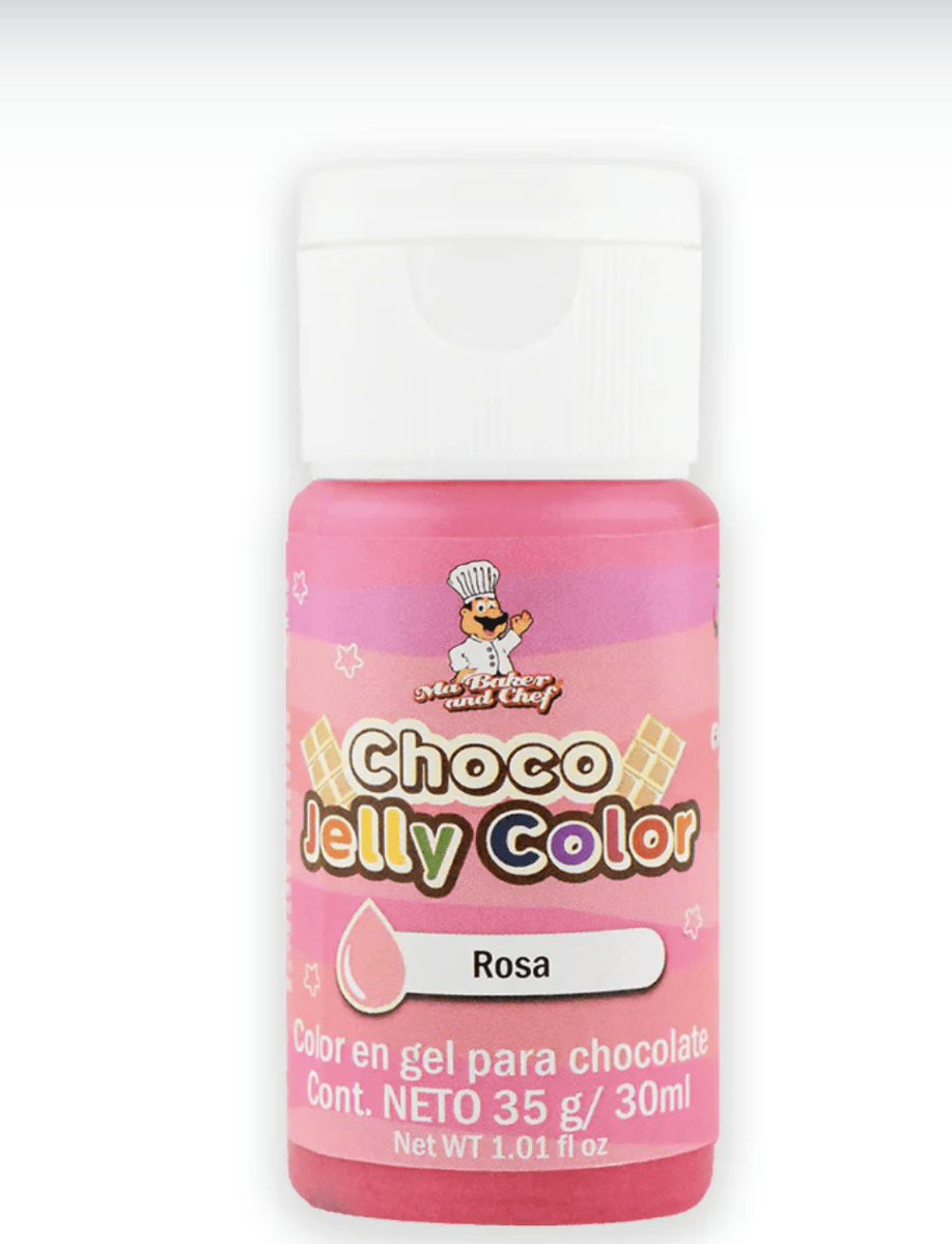 CHOCO JELLY COLOR ROSA GEL PARA CHOCOLATE 35 G1