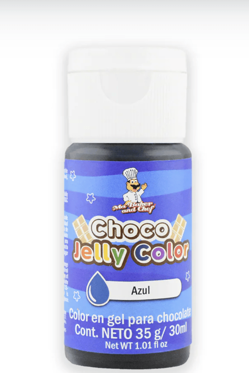 CHOCO JELLY COLOR AZUL GEL PARA CHOCOLATE 35 G1
