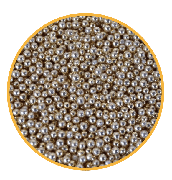 SPRINKLES PERLA PLATEADA 2MM - 50G1