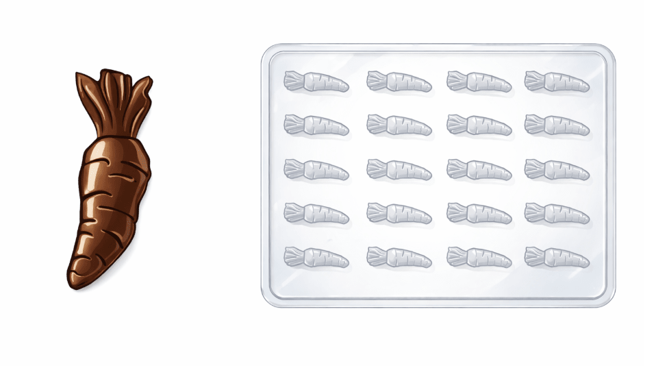 MOLDE SIMPLE ZANAHORIA PEQUEÑA PASCUA1