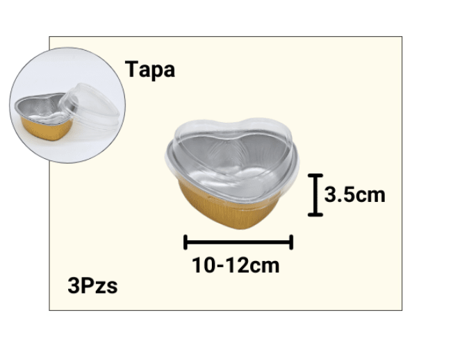 CAPSULA DE ALUMINIO CORAZON 3 PIEZAS2