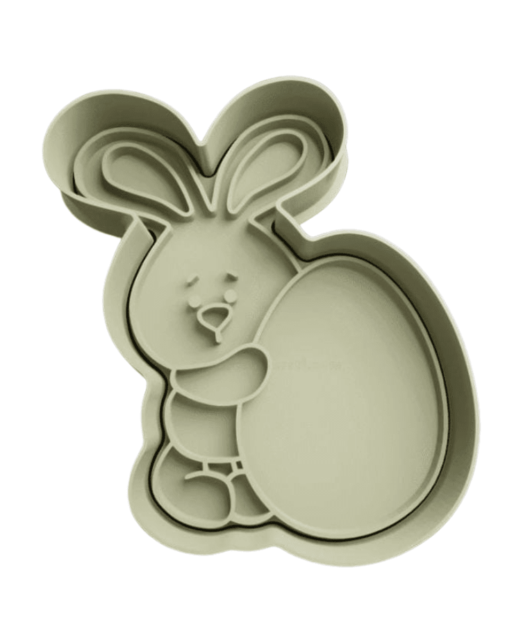 CORTADOR 10 CM CONEJO HUEVO LISO1