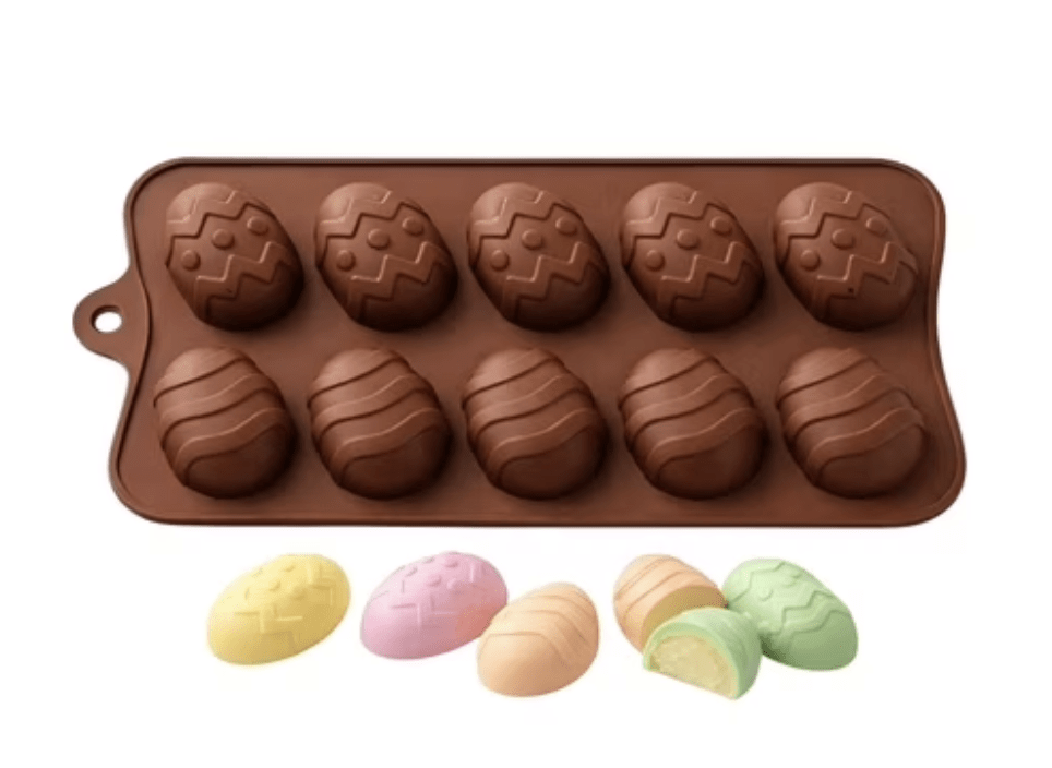 MOLDE DE SILICONA DE HUEVITO PASCUA - 1116172