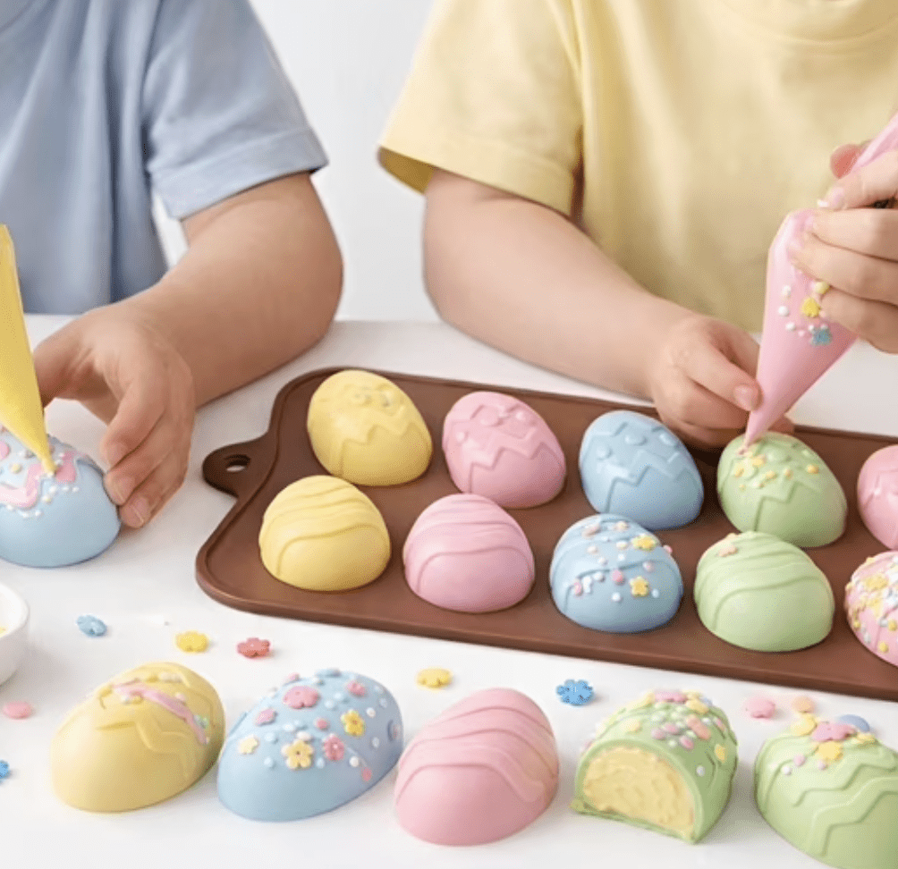 MOLDE DE SILICONA DE HUEVITO PASCUA - 1116173