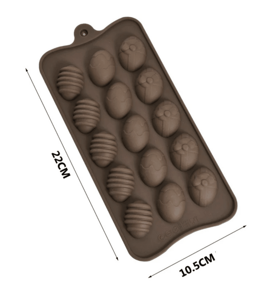 MOLDE DE SILICONA DE HUEVITOS - 1107512
