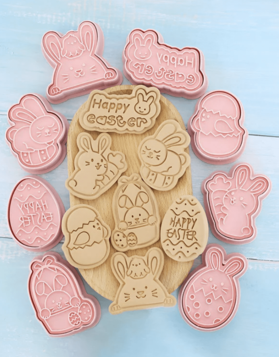 8 CORTADORES DE GALLETA PASCUA - 1111322