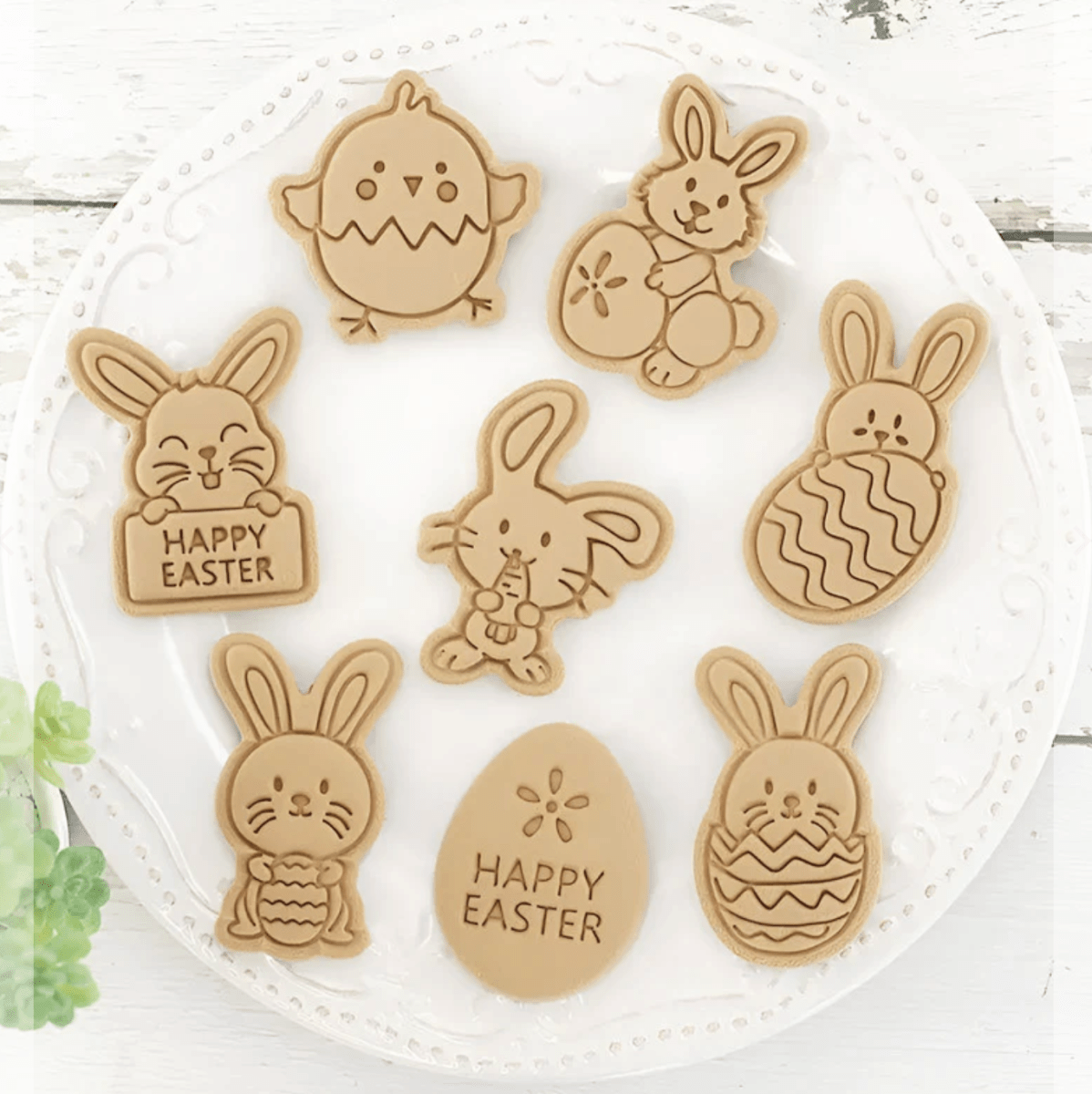 8 CORTADORES DE GALLETA DE PASCUA - 1111312