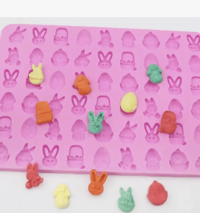 MOLDE DE SILICONA 58 FIGURAS - PASCUA2