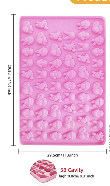 MOLDE DE SILICONA 58 FIGURAS - PASCUA4