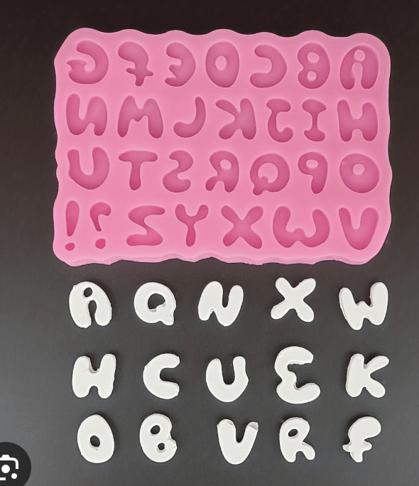 MOLDE DE FONDANT LETRAS - 375721