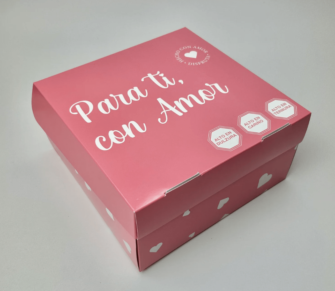 CAJA 20X20X10, PARA TI CON AMOR2