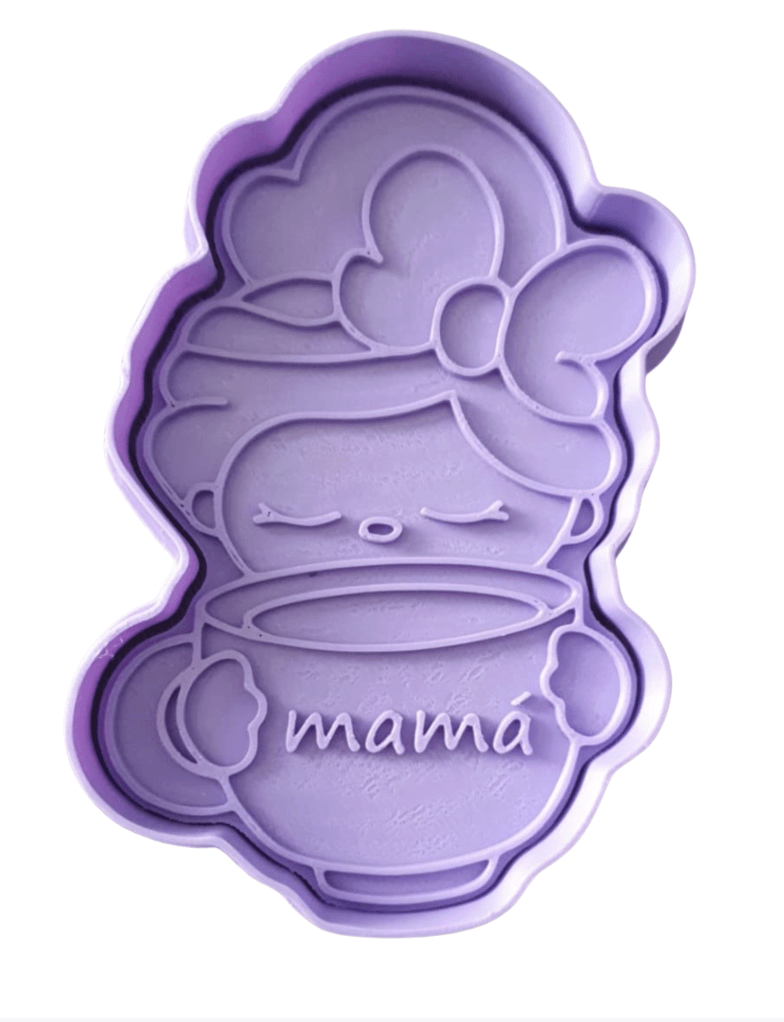 CORTADOR MAMÁ TOMANDO CAFE 10 CM1